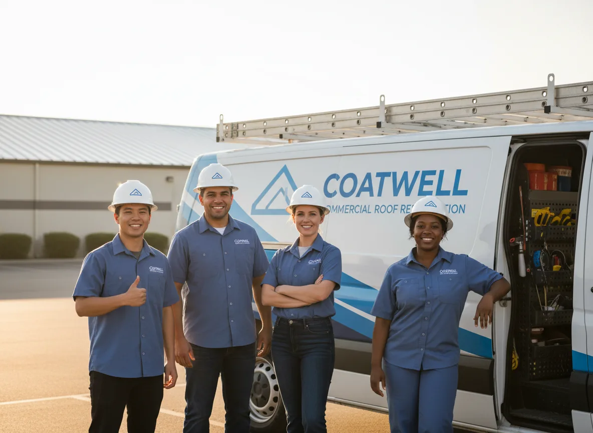 Commercial roof coating company in Rose City, MI